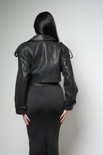 CHIODO CROPPED NERO - lab22shop