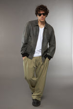BLAZER COLLO CAMICIA GRIGIO - lab22shop