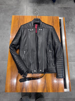 BIKER NERO DOPPIA ZIP - lab22shop