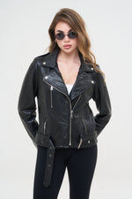 CHIODO IN PELLE LADY SLIM FIT