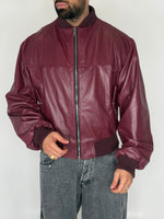 COLLEGE OVERSIZE BURGUNDY