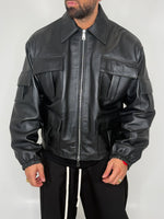 JACKET MULTITASCHE CON COLLO CAMICIA