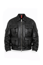 JACKET MULTITASCHE CON COLLO CAMICIA - lab22shop