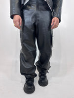 CARGO IN PELLE NERO - lab22shop