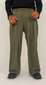 PANTALONE FONDO AMPIO CON PINCES
