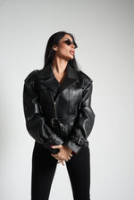 CHIODO OVER SPALLONE E CINTA NERO