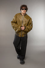 BOMBER OVERSIZE MANICA A RICCIO - lab22shop