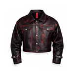 TRUCKER JACKET VINTAGE CON COLLO CAMICIA - lab22shop