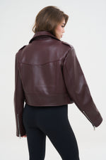 CHIODO CROPPED SPALLINA BORDEAUX - lab22shop