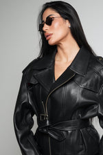 CHIODO OVER SPALLONE E CINTA NERO