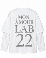 T-SHIRT PARIS OVERSIZE DOPPIA MANICA