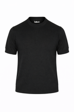 BLACK BASIC TEE