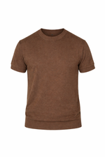 BROWN BASIC TEE