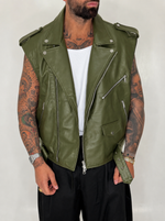 GILET BIKER VERDE - lab22shop