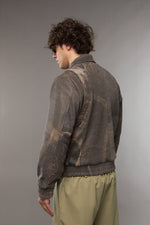 BLAZER COLLO CAMICIA MARRONE - lab22shop