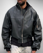 COLLEGE OVERSIZE CON MANICA ARRICCIO E COLLO ALTO - lab22shop