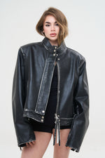 BLAZER EFFETTO VINTAGE BORCHIE - lab22shop
