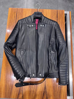 BIKER NERO DOPPIA ZIP - lab22shop