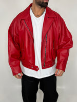 OVERSIZE BIKER JACKET - lab22shop
