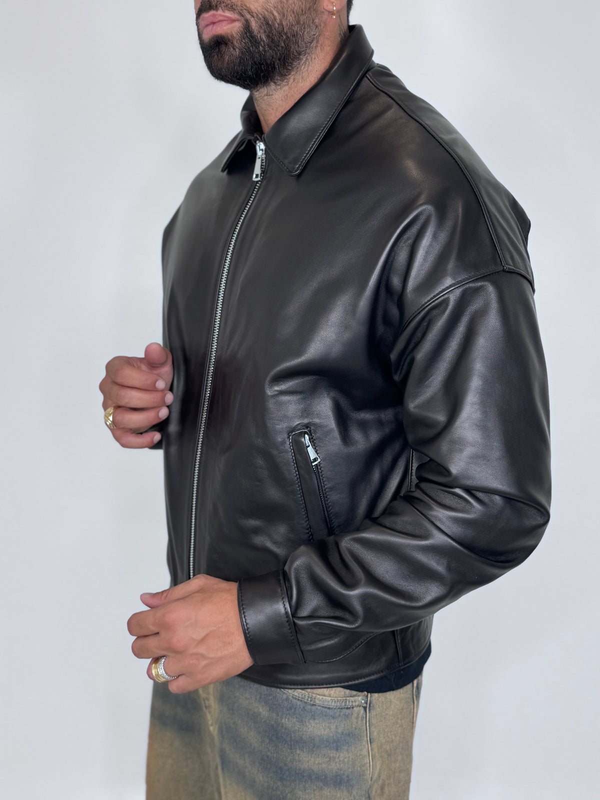 CLASSIC JACKET CON COLLO CAMICIA - lab22shop