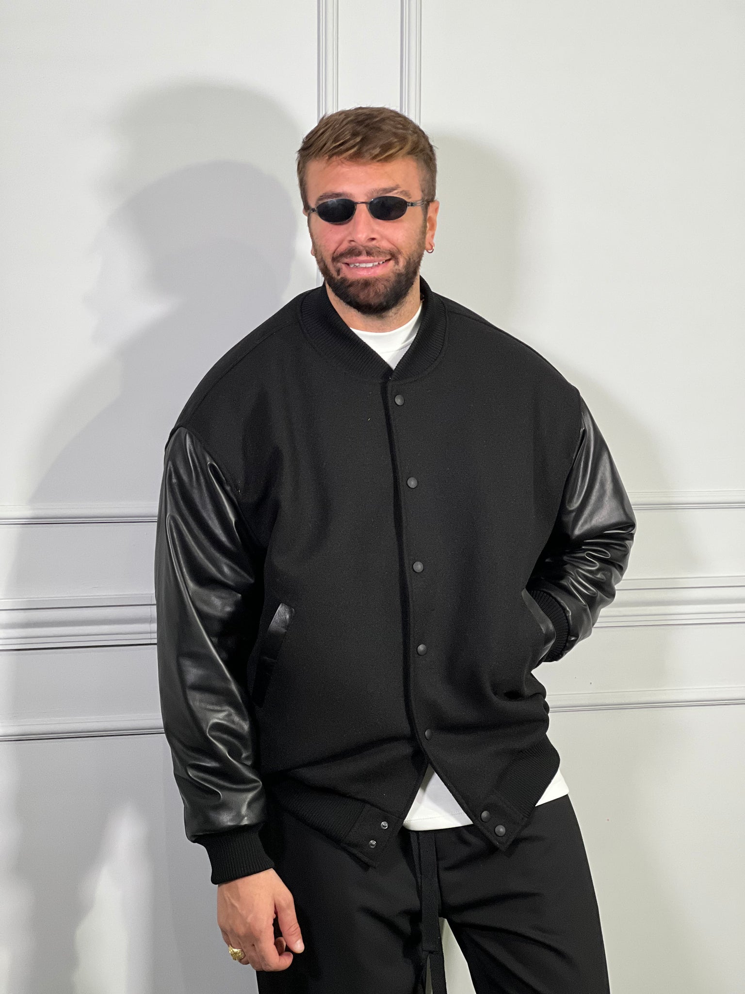 COLLEGE VARSITY PELLE E PANNO