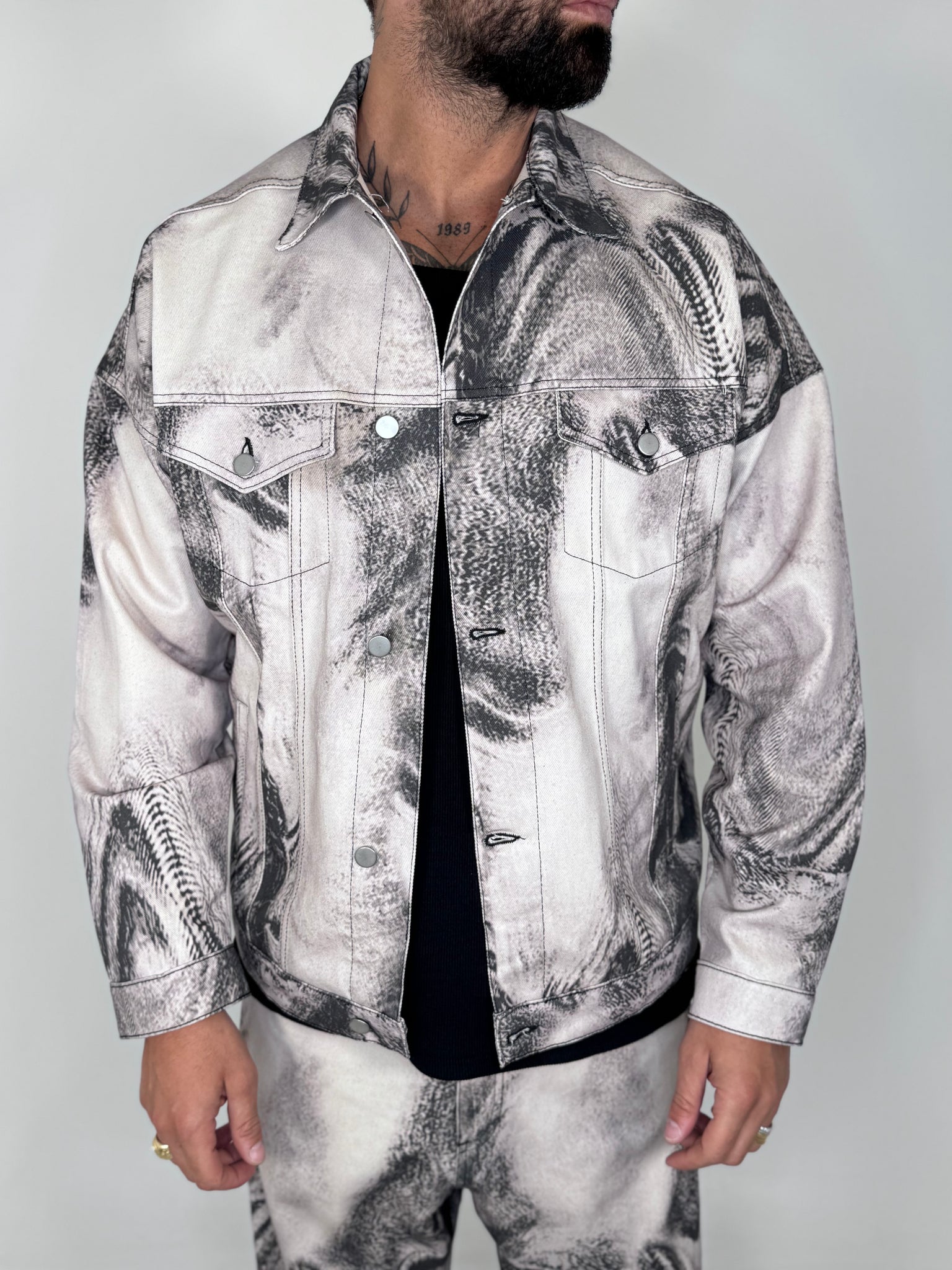 DENIM JACKET STAMPA 1 LAB22