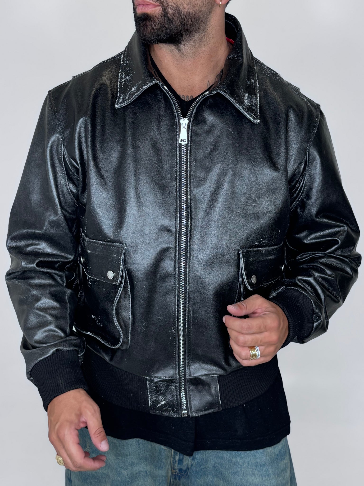 COLLEGE OVER COLLO CAMICIA EFFETTO VINTAGE