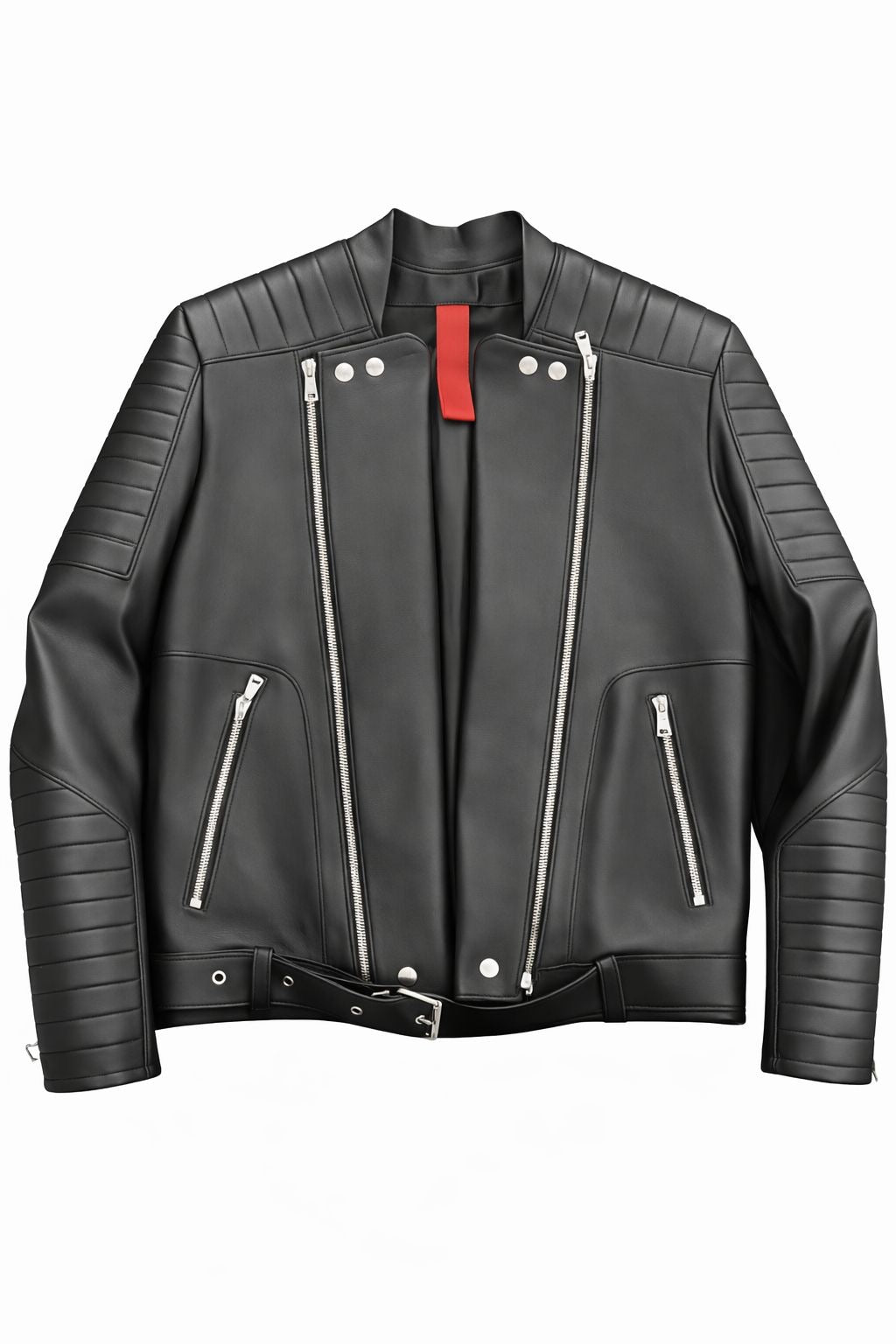BIKER NERO DOPPIA ZIP - lab22shop