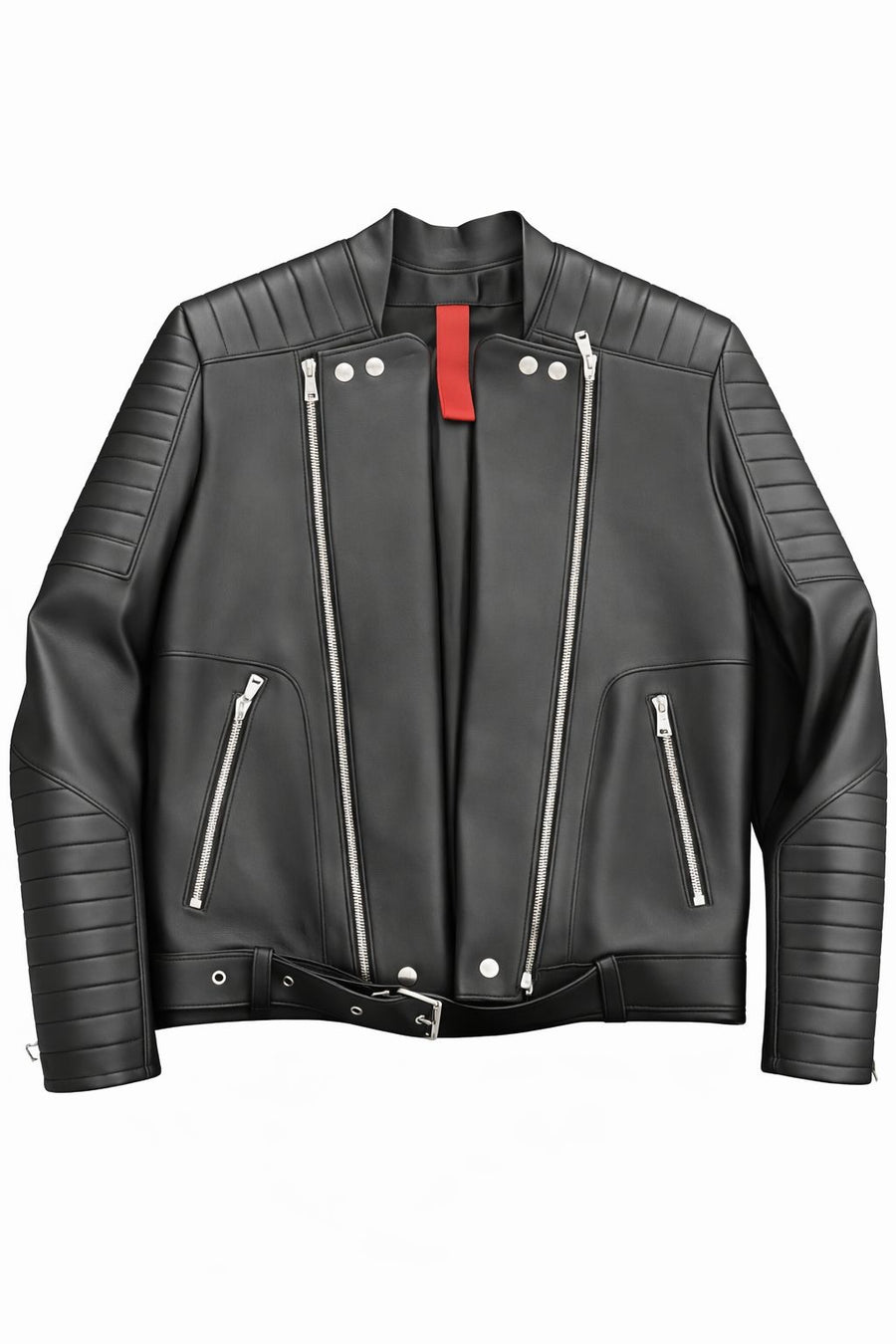 BIKER NERO DOPPIA ZIP - lab22shop
