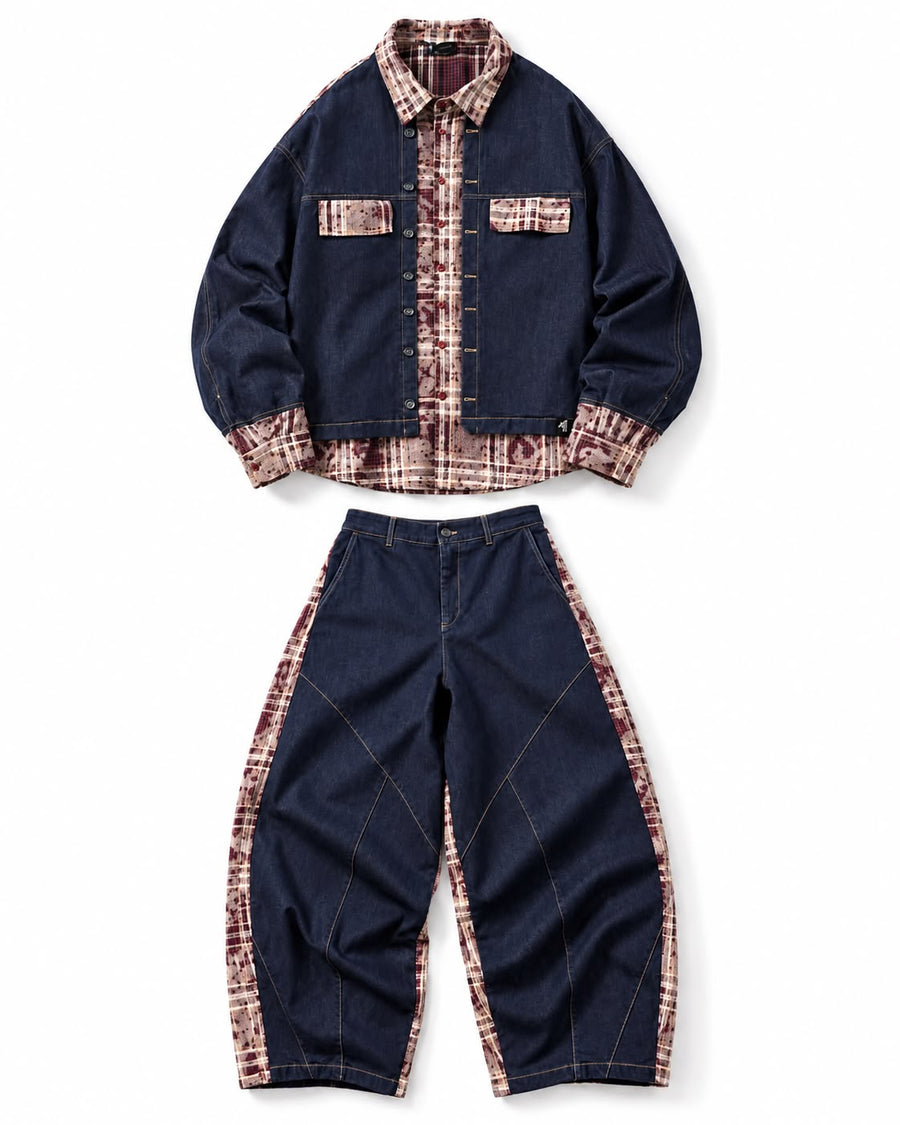 COORDINATO DENIM CONTRAST
