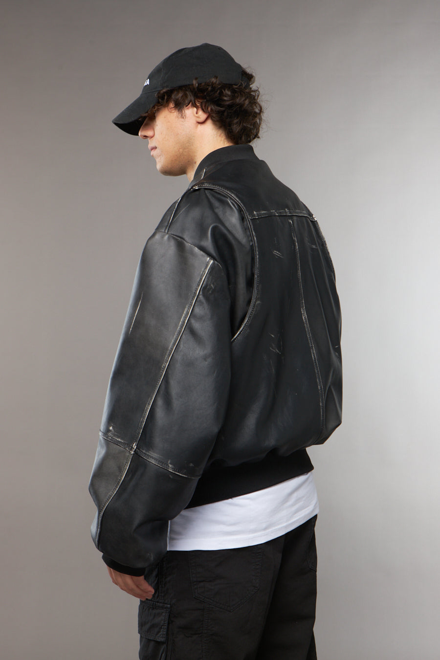 COLLEGE VINTAGE OVERSIZE CON MANICA A CAMPANA - lab22shop
