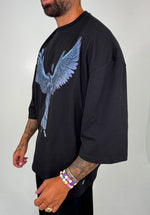 T-SHIRT ANGEL WINGS CON STRASS - lab22shop