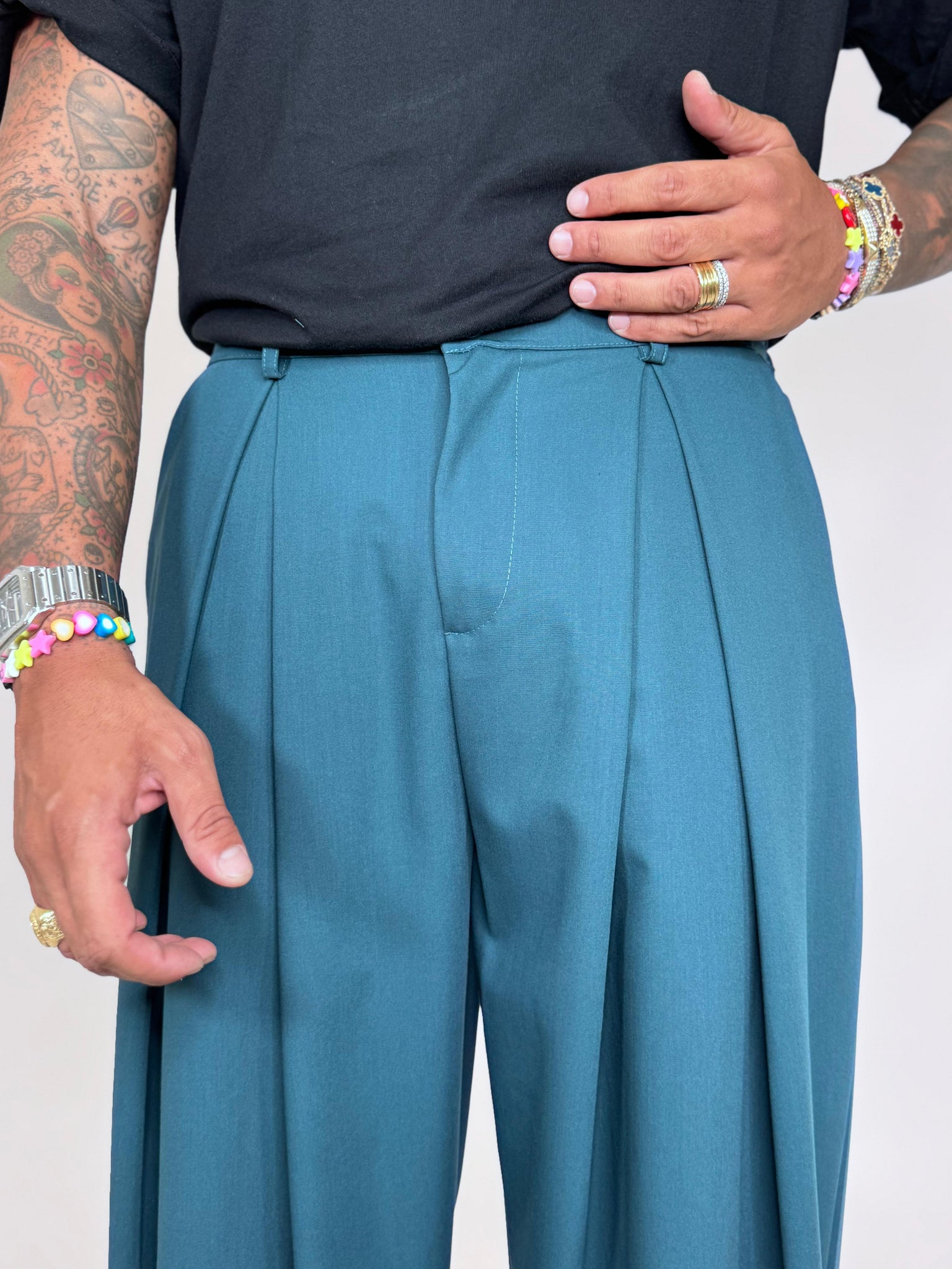 Panta pench turchese