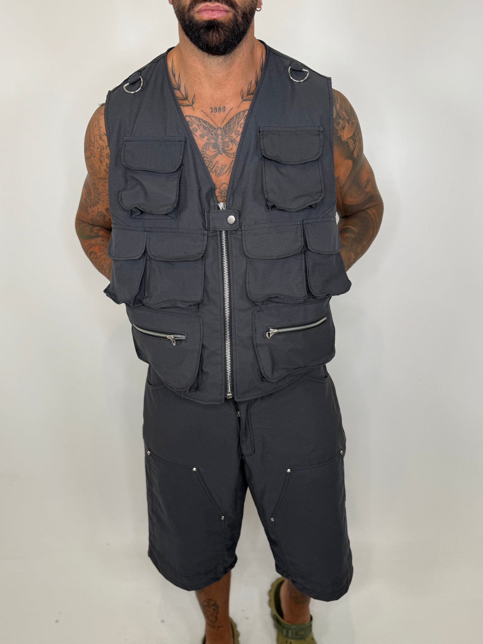 COORDINATO MILITARY LAB NERO