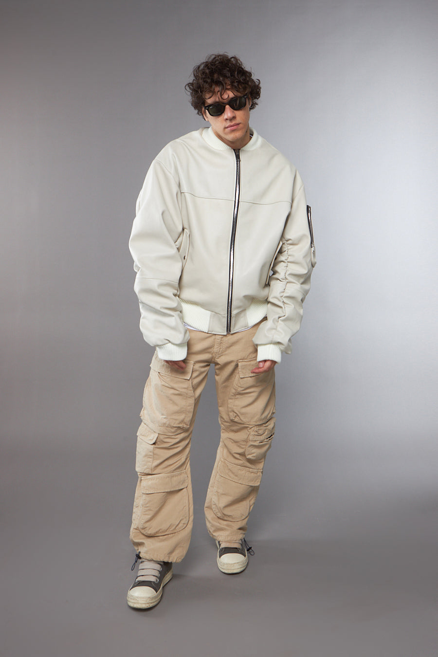 COLLEGE OVERSIZE CON MANICA ARRICCIO - lab22shop