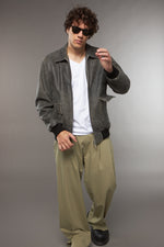 BLAZER COLLO CAMICIA GRIGIO - lab22shop