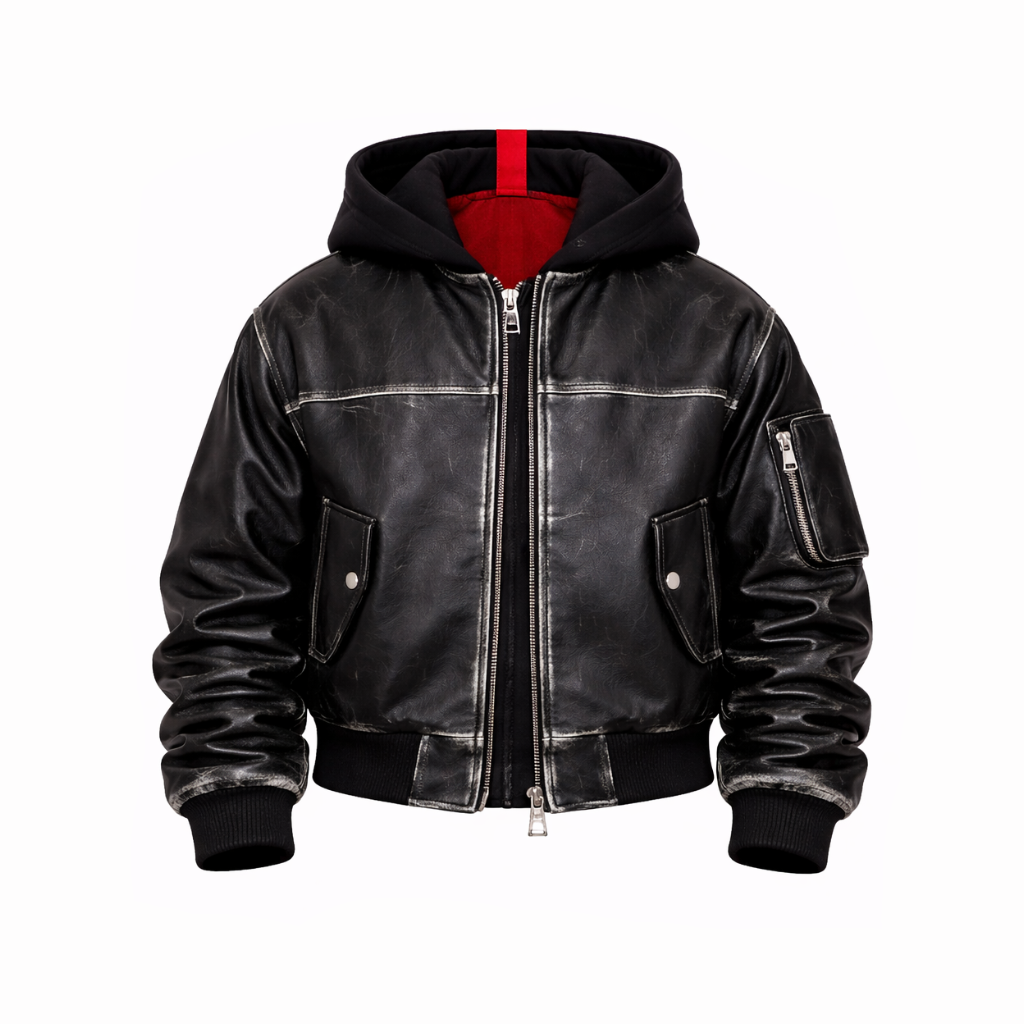 COLLEGE VINTAGE OVERSIZE CON MANICA ARRICCIO E CAPPUCCIO - lab22shop