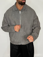 JACKET SCAMOSCIATO CON COLLO CAMICIA - lab22shop