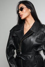 CHIODO OVER SPALLONE E CINTA NERO