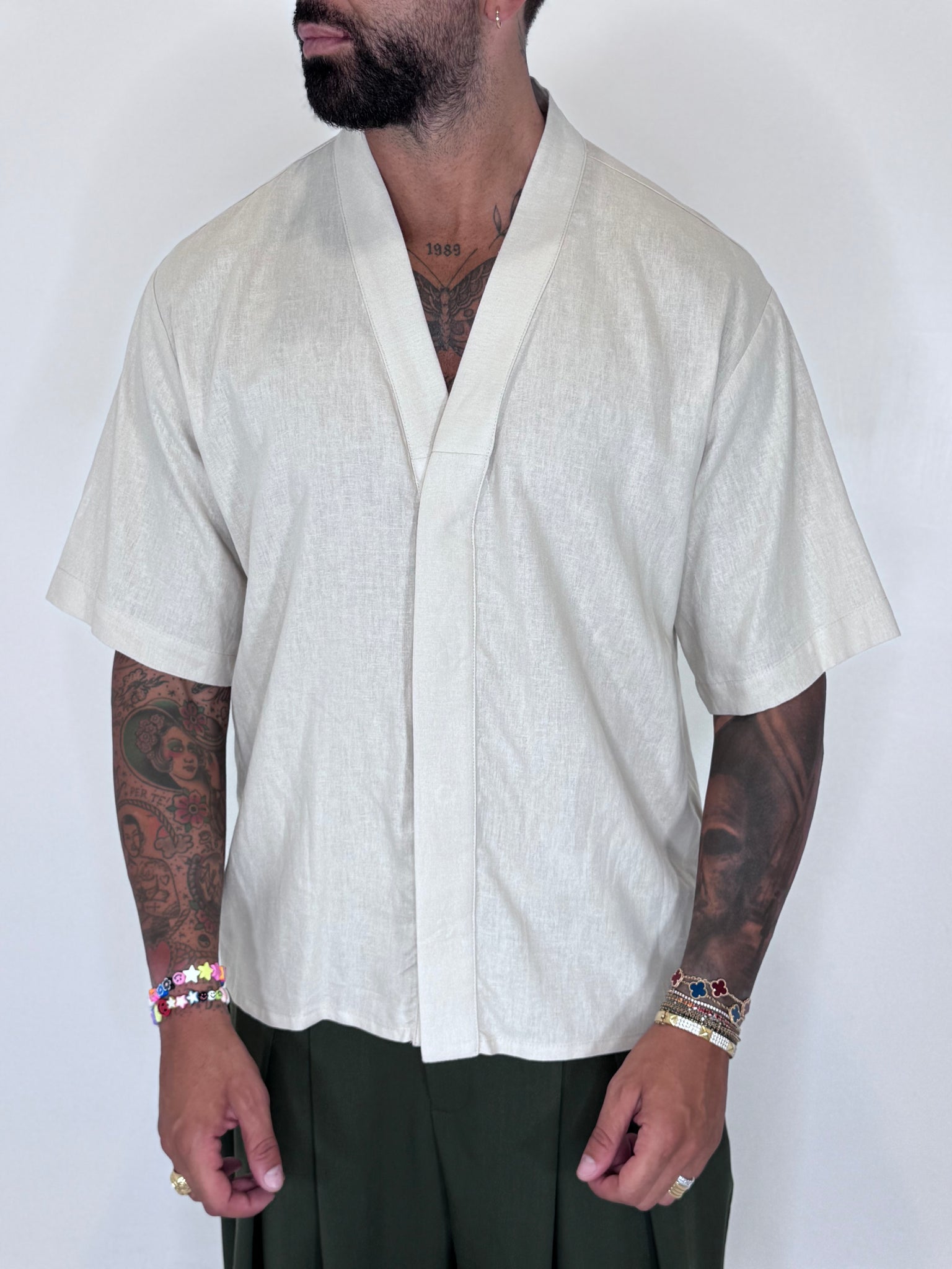CAMICIA HAVANA BEIGE