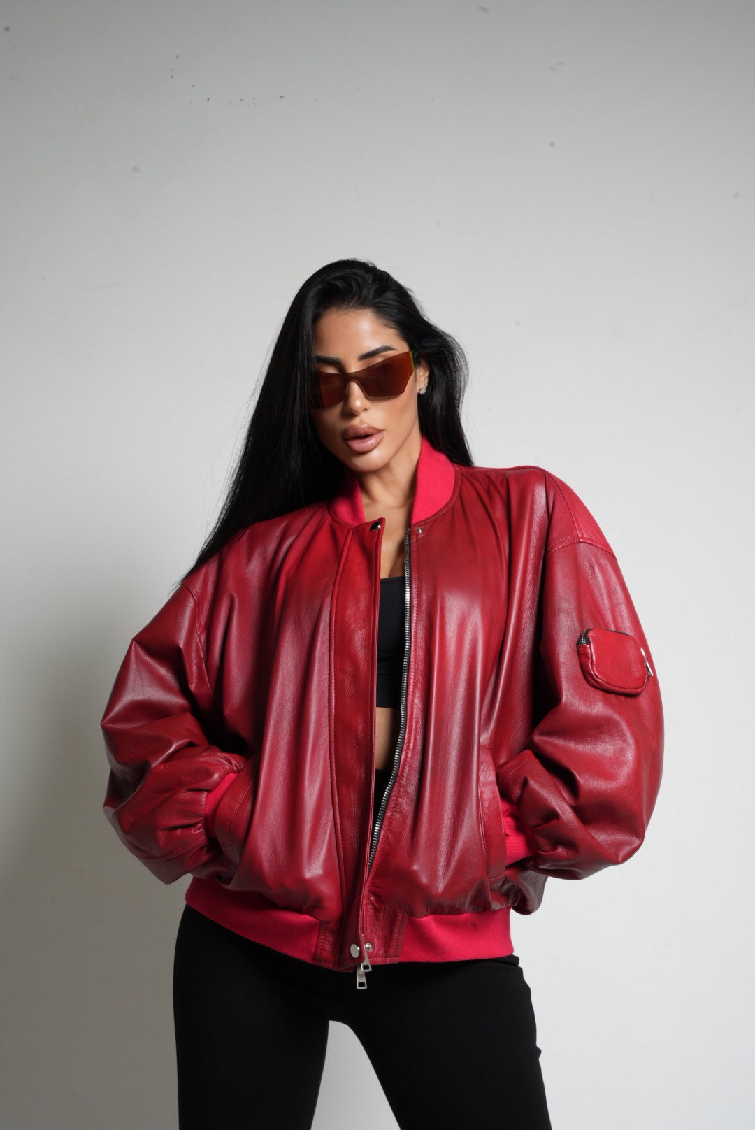 COLLEGE ARRICCIO LADY ROSSO - lab22shop