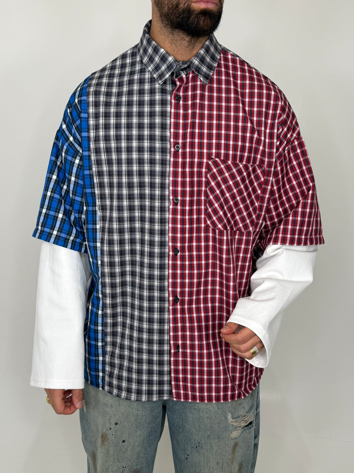 CAMICIA PATCHWORK ATTITUDE