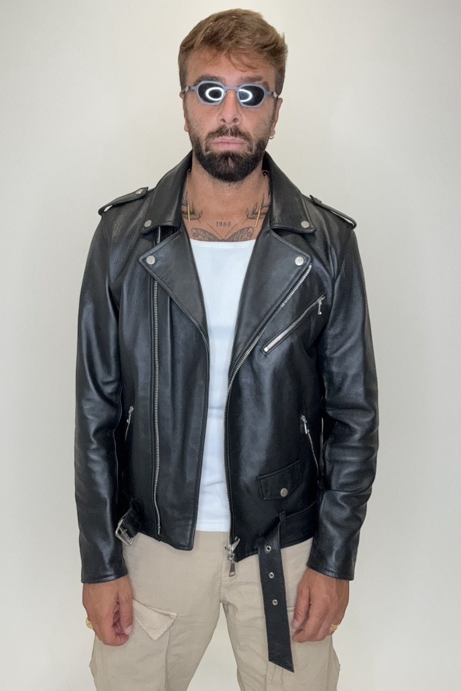 CHIODO IN PELLE NEW YORK