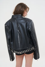 BLAZER EFFETTO VINTAGE BORCHIE - lab22shop