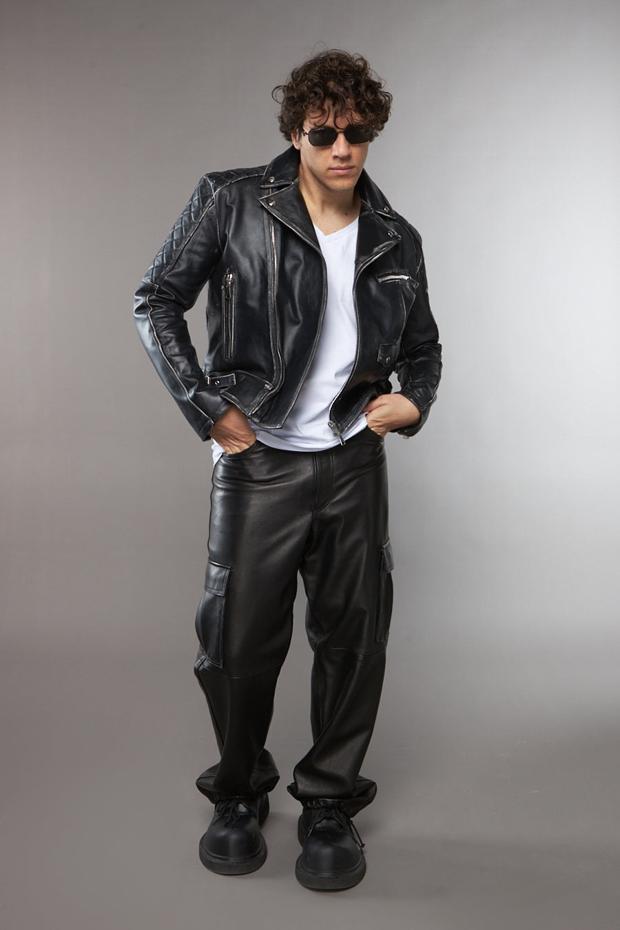 CHIODO BIKER TRAMUNTATO NERO - lab22shop