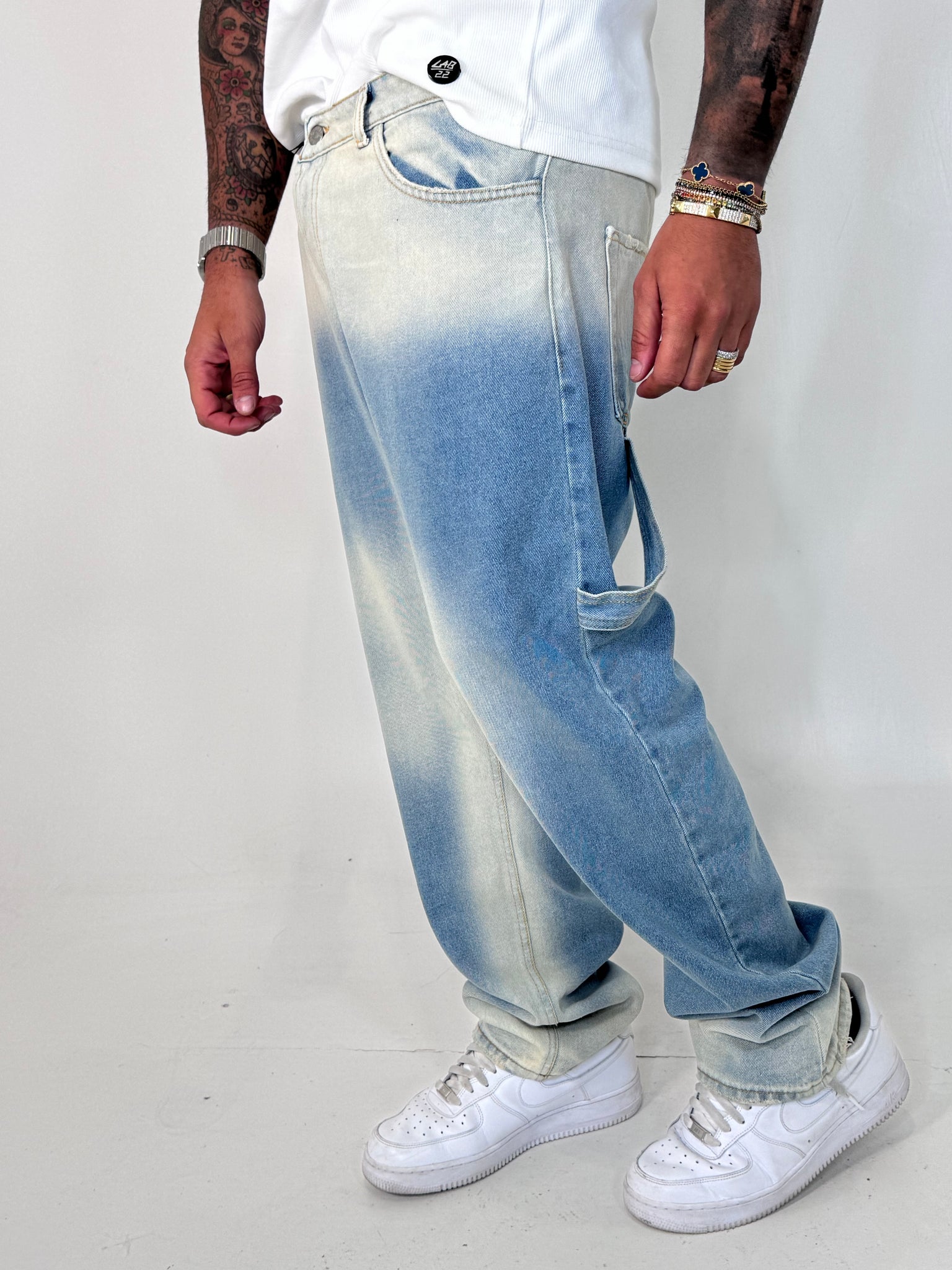 JEANS DEGRADE AZZURRO