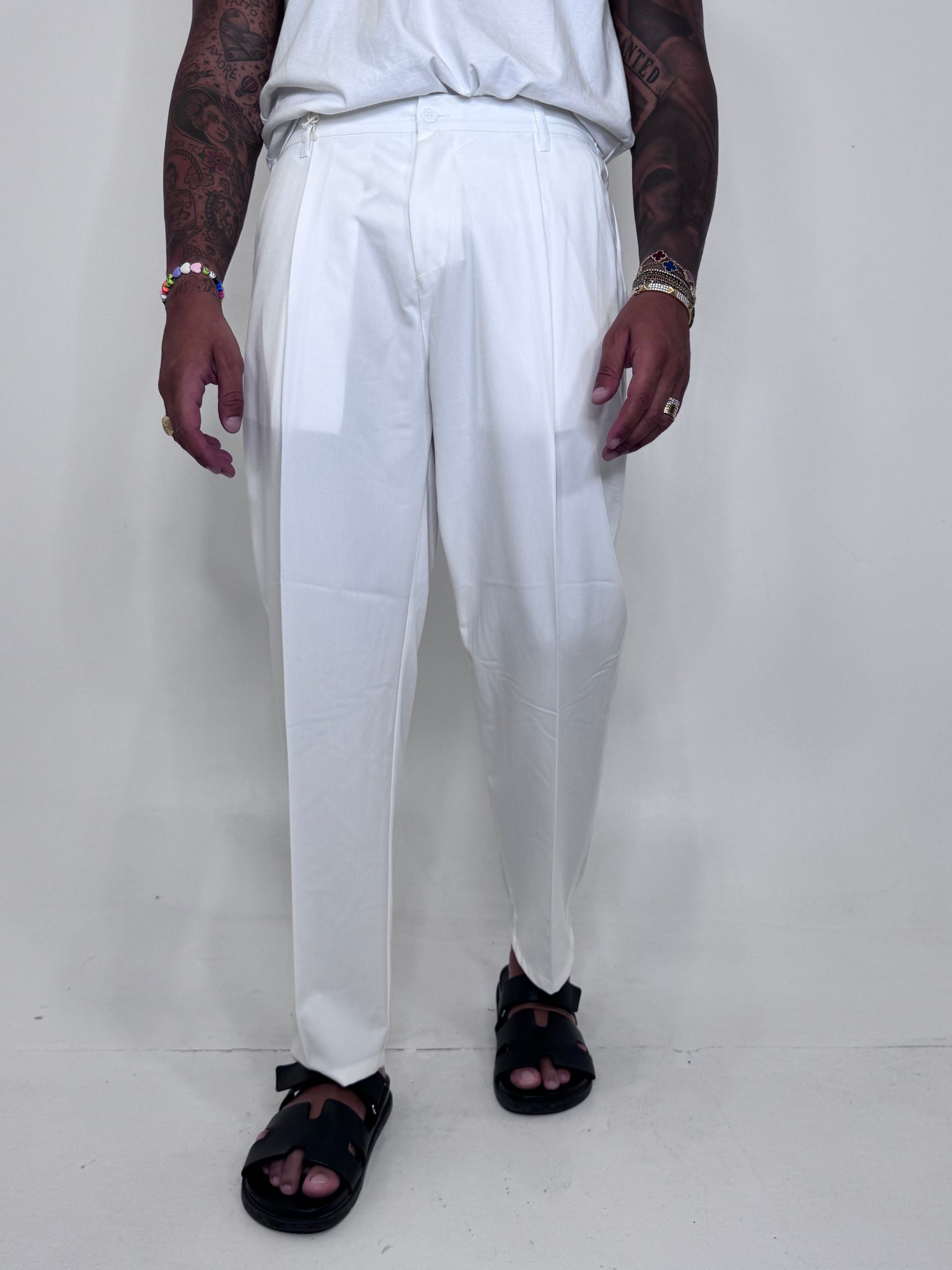 PANT PALAZZO BIANCO