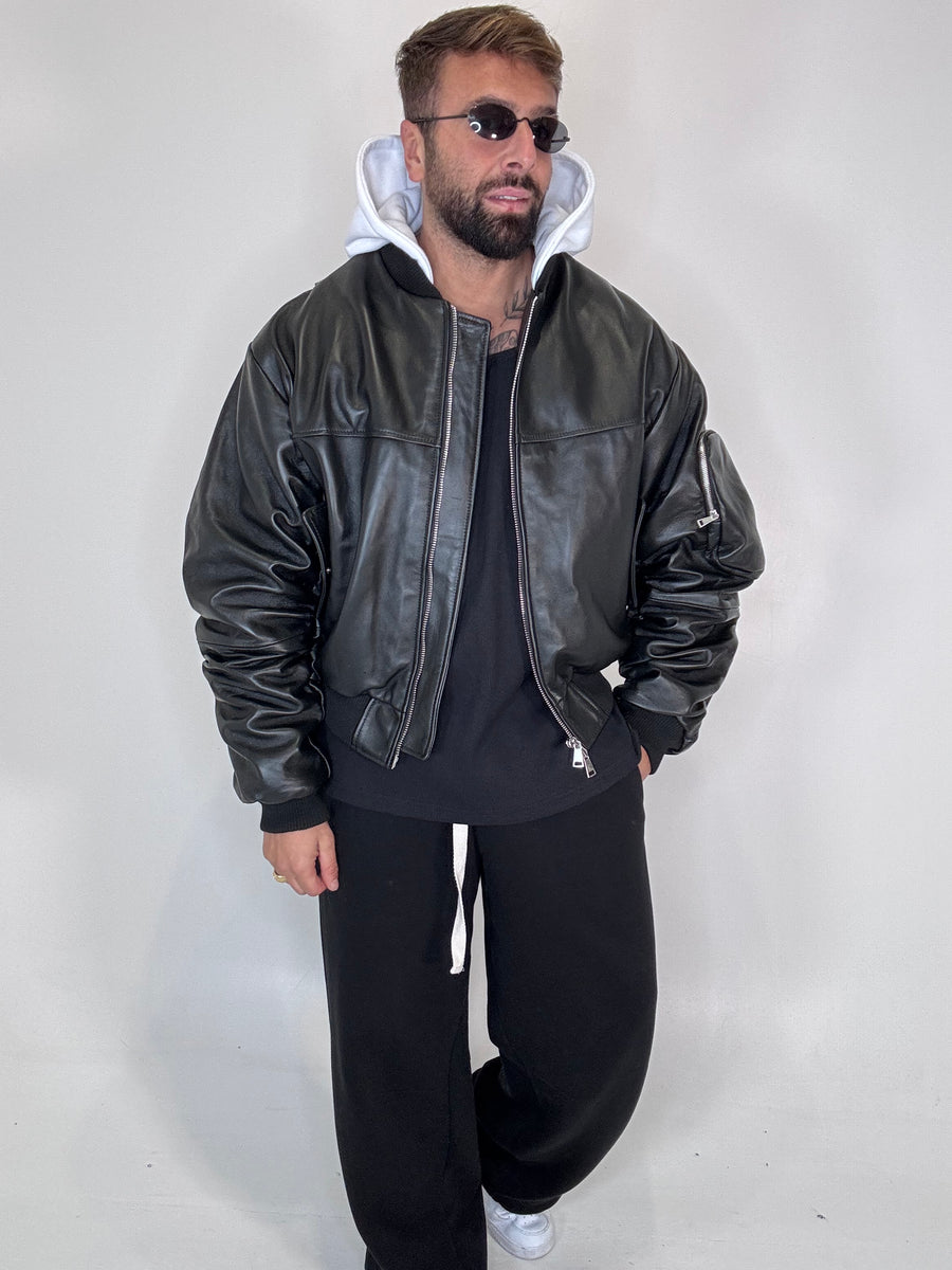 COLLEGE OVERSIZE CON MANICA ARRICCIO E CAPPUCCIO - lab22shop