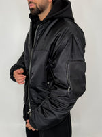 Bomber con manica a riccio - lab22shop