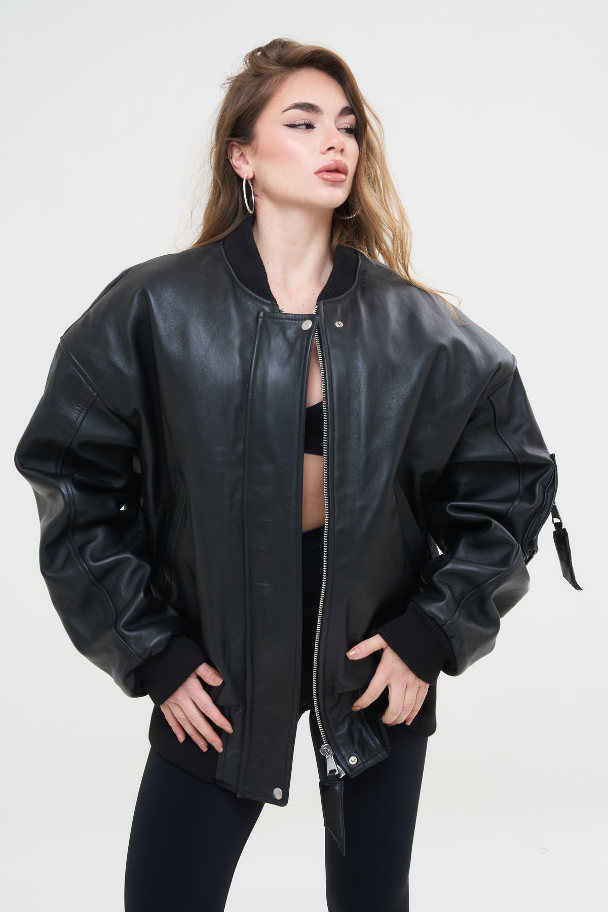 BOMBERONE SPALLINA NERO - lab22shop